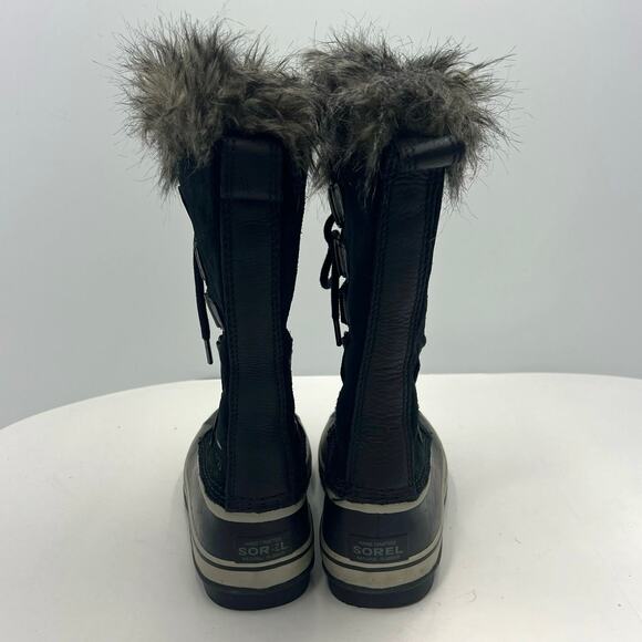 SOREL Joan of Arctic Women's Winter Boot Black/Quarry Insulated Waterproof Sz 8 - Picture 5 of 9